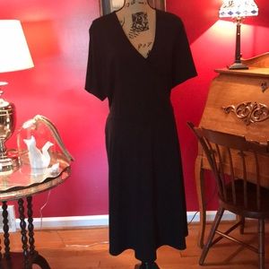 Lands’ End Black Dress